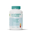 SmartyPants Prenatal Vitamin for Women, Multivitamin Gumies: Omega 3 Fish Oil (EPA / DHA), Biotin, Methylfolat, Vitamin D3, C, Vitamin B12, B6, A, K & Zinc, Inositol, 80 Cacah (20 Hari Supply)