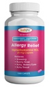 Relief HEALTH LFE, Medicine Diphenhydramine HCl Caplets, 25 mg 124; Anak-anak dan dewasa adalah 124; Relieves Sneezing, Nose Runny, Gejala Demam Hay, Itchy Eyes dan Throat (Besar, 1000 Count)