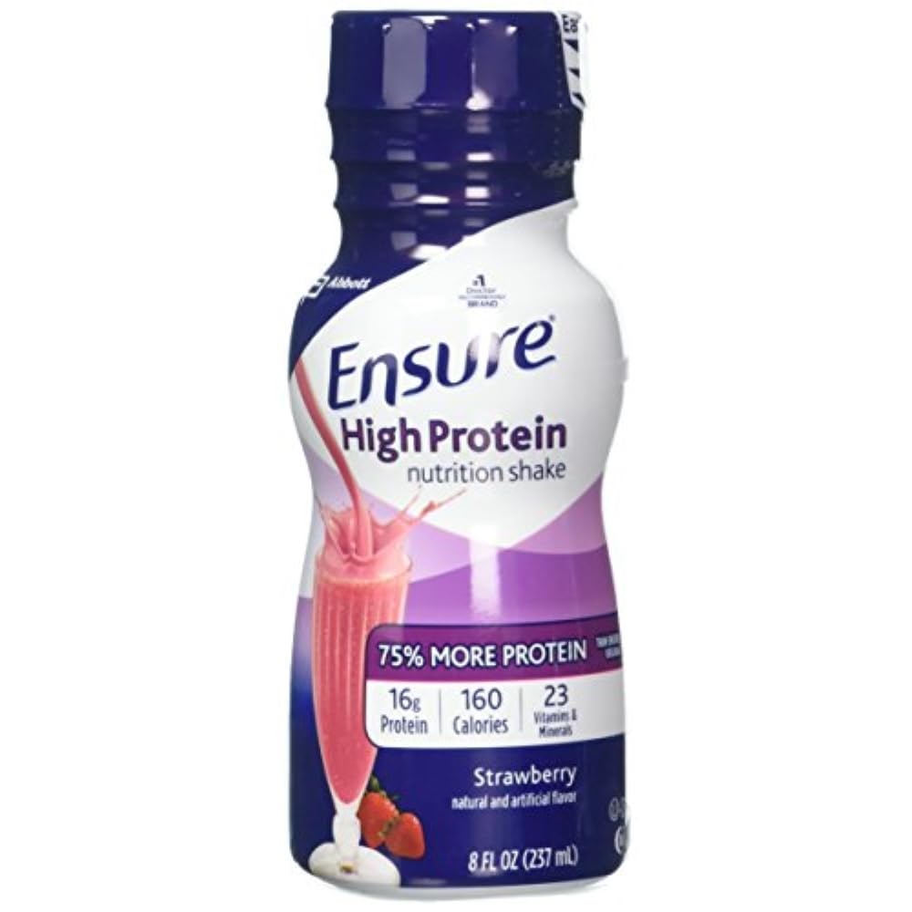 Pastikan Tinggi Protein Nutrition Shake, Strawberry, 6 Cacah