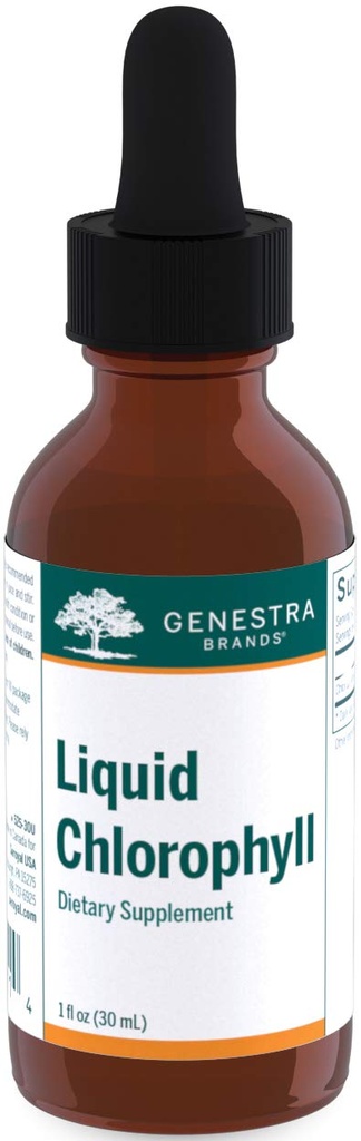 Genestra Brands Liquid Chlorophyll 124; 25 mg Chlorophyll Formulation per Drop 124; 1 fs. oz.