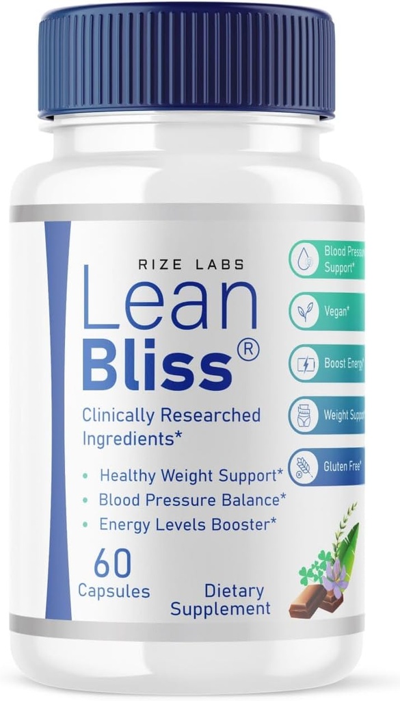 Lean Bliss Woss Pills, Lean Bliss Burning Formula, LeanBliss AdvanAdvanced Metabolism Capsules for Natural Weight Management & Blood Support, LeanBlied Dietary Suppplement Reights (60 Capsules)