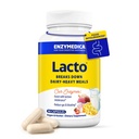 Enzymedica Lacto, Advanced Lactase Pills for Dairy Dues, Helling Break Down Laktosa, Casein & Fat, Dairy Relief Pills, Vegan, 90 Capsules