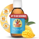 Saya Spectrum Heroes Minyak Ikan Suplemen untuk Anak-anak - Omega 3 untuk Bantuan Neural, Inflammation & Immune Aid - EPA & DHA untuk Otak & Mata Kesehatan - Anak-anak & Dewasa Suplemen - 5.07oz (150ml)