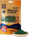 Yogi Super Foods Natural Organic Spirulina Powder, Blue Green Algae Powder, Nature 's Superfood helps Keep a Healthy Immune System, No Chemicals or Preservatives - Raw, Vegan