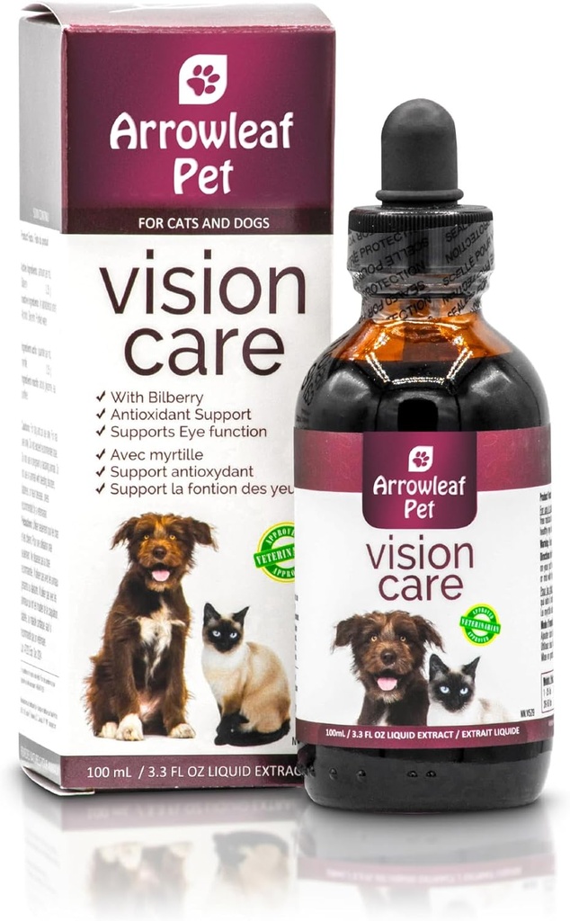 Vision Care by Affect for Cats and Dogs 126; with Bilberry 124; Eye Dukung 124; 100mL Herbal Tincture