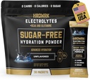 HRDWRK Electrolytes Powder Pawder dengan Magnesium, Potasium Sodium, Paket Hidration Keto