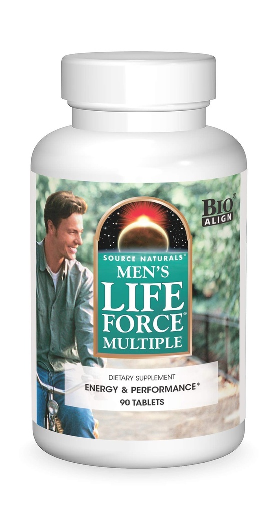 Sumber dari Life Force Pria Multivitamin & Suplemen Kesehatan Ammune - 13 Esticals Vitamin, Nutrients & Mineral - 180 tablet