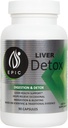 Dukungan Maksimal dengan Epic Black Label Detox Tambahan Diet - 90 Capsules Dikemas dengan Ingreations Alam Seperti Ekstrak Artichoke, Milk Thistle, Turmeric, Besi, dan Calcium