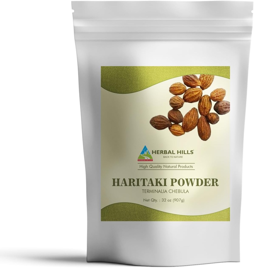 HERBAL HILLS Haritaki Powder Terminalia Chebula Inknut 124; 2 Pound / 32 Oz 124; Paket 1