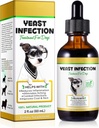 Perawatan Infeksi Natural Yeast untuk Anjing, Obat Infeksi Kold Dog, Bantuan Allergy Dog, Bantuan Itch dan Imuniance, Memperkuat Coat & Skin, Persediaan Anjing Herbal, 2 oz
