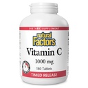 Faktor Alam Vitamin C 1000 mg Time Rilis, Dukungan Antioksidant untuk Imune dan Bone Health, 180 tablet