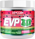 Evogen EVP 3D - Stim Free Pre Workout Powder for Men & Women Al4; Sugar Free Non Stim Pretraining dengan Beta Alanine dan Creatine for Energy & Pompa 124; Sour Watermelon 174; 40