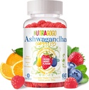 Ashwagandha Gummies & Vitamin D3 Gummies 60 - Bagian Organik Aswangdha untuk Impreve Sleep, Stress Relief & Mood Relax (Mixed Berry, Vegan, Plant Based, Gluten- Free & Gelatin Free) -1pack