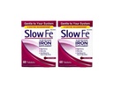 Slow Fe, High Potency Iron 45 mg, Slow Rilis - 60 Tablets - Pack 2