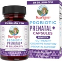 MaryRuth Organics Prenatal Vitamins & Progeum 124; 59 Milyar CFU 124; Vitamin D3 & B12 & B12; Iron 124; Fleon 124; Selenium 124; Choline 124; Vegan 124; Non-GMO 124; 60 Capsules