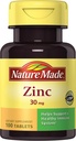 Nature Made Zinc 30mg, 100 Tablet (Paket 6)