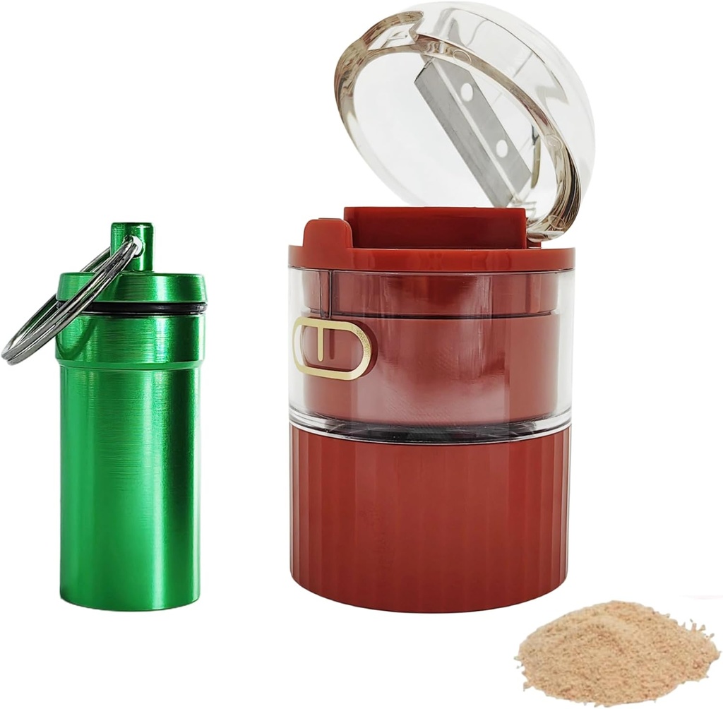 Premium Pill Crusher Cutter dan Grinder for Fine Powder Perfect for Medicines Pets Mudah digunakan Smasher dengan Ideal Cup Removable untuk Obat-obatan Efisien Moledor untuk Manajemen Obat Harian