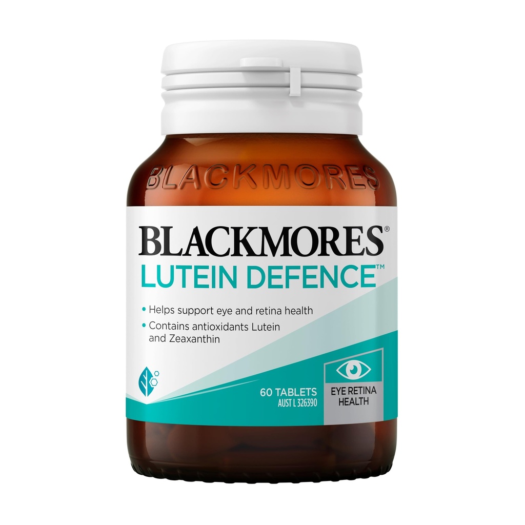 Blackmores Lutein Defense 60 Tablet Bantuan untuk Menjaga Macula Sehat dengan 1PCS Chinese Knot Gift, Dibuat di Australia