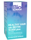 Bio Nutrition Heally Hair Support with Biotin 60 Vegetarian Capsules 124; Stronger Hair 124; Thicker Thicker Season 2, Promotes Hair Growth and Thickness 124; Blend with Complex B Vitamin and Minemines