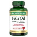 Nature 's Bounty Fish Oil, Supports Heart Health, 10000mg, Rapid Lease Softgels, 145 Ct