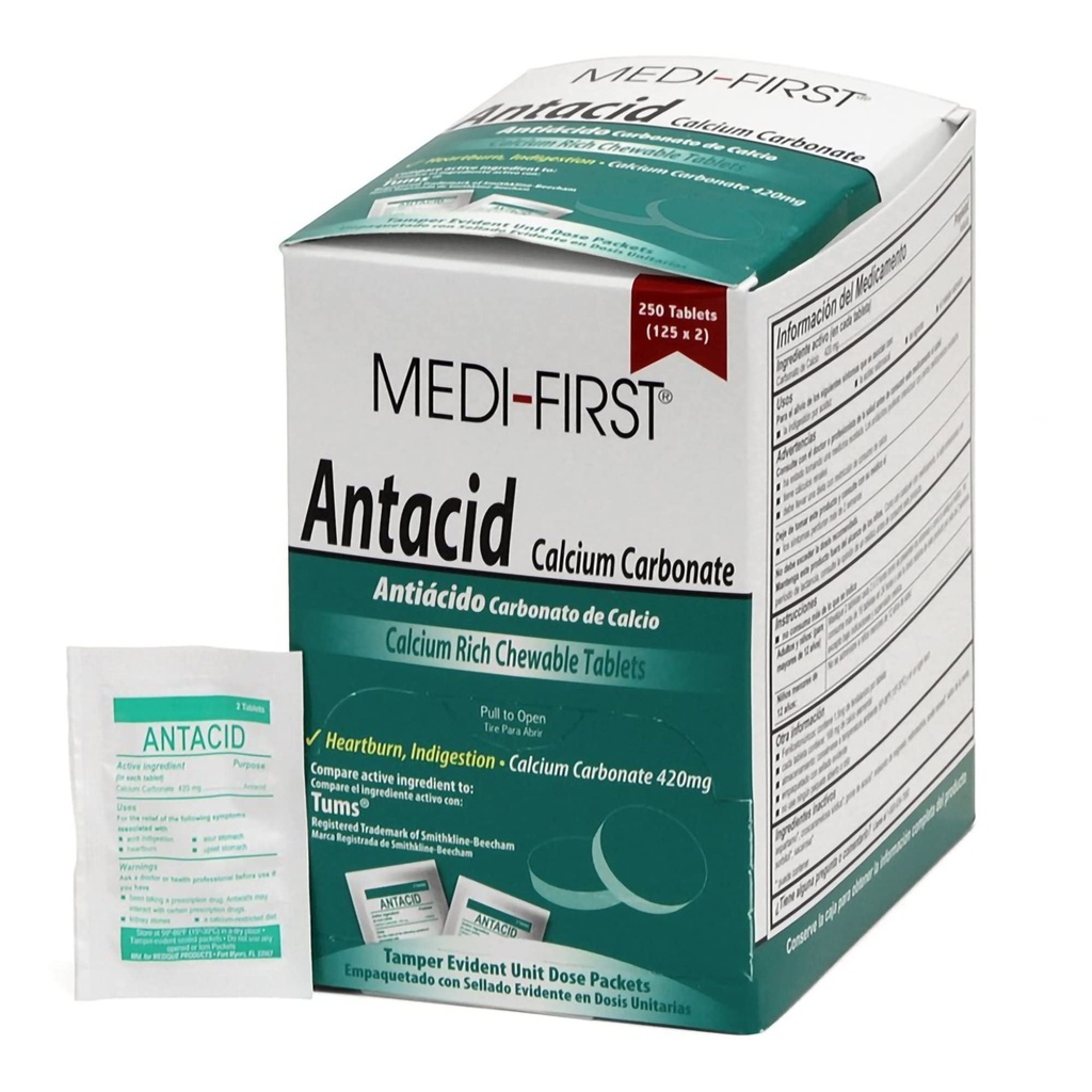 Medi- Pertama Tablet Antax, 250 Ct
