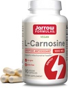 Jarrow Formulas ® L- Carnosine Dipeptide Antioksidant 1000 mg, Dietary Suplemen, Antioksidant Dukungan untuk Kesehatan Mitokondria, 90 Vevgie Capsules, Sampai dengan 45 Hari Suppply