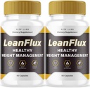 Rize labs (2 Pack) LeanFlux - Lean Flux Weight Woss untuk Meningkatkan Tingkat Bat, Leanflux Review Non-GMO Mudah untuk Swallow Suppplemen, Gain Brown Adipose Tissule BurnFat (120 Capsules)