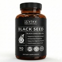 Kapsul Minyak Benih Hitam - Nigella Sativa - Suplemen Pendukung Imune Lembut Gels - Dingin Antioksidan Vegetarian Hitam Cumin - 500 Juta Dibuat di Amerika Serikat