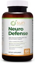 Neuro Defense with Omega-3 Fatty Acids EPA & DHA, Anthocyins from Bilberry Extract, B- Complex Vitamin, Vitamin C & D3, Pfoshatidylcholine, 60 VCaps, Non-GMO, Gluten Free