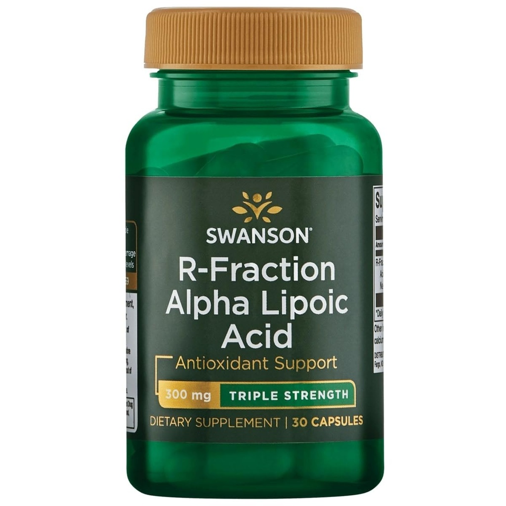 Swanson Triple Power R-Fraction Alpha Lipoic Acid - Promotes Healthy Blood Pressure