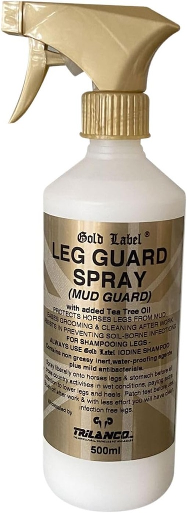 Leg Guard Semprot, Untuk Kuda, Label Emas, Prevents Mud Related Kondisi, 500 ml Semprotan