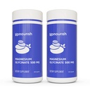 UpNsteated Chemated Magnesium Glycinate 500mg Capsules - Magnesium Chelete for High Absorpsi - Pure Magnesium Suplemen Tenang, Krisis Kaki, Relaksasi Otot 480 Capsules