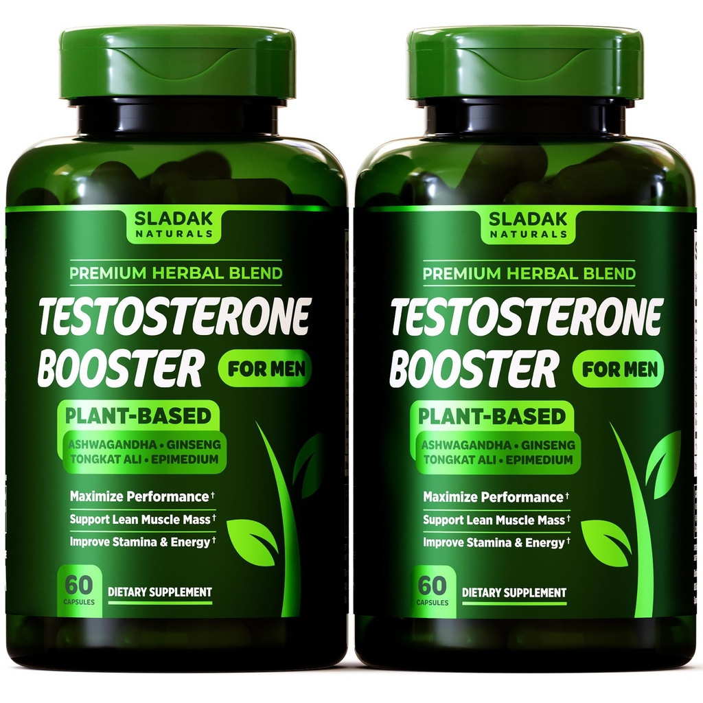 Suplemen Testosteron Booster untuk Men - Male Enhancing Test Boost - Ashwagandha, L-Arginine, Tongkat Ali, Tribulus + More - Workout, Build Muscle, Energy & Performance