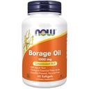 Sekarang Suplemen Makanan, Oil Borage 1000 mg dengan 240mg GLA (Acid Linolenik Gamma), 60 Softgel