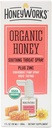 HoneyWorks Adult Throat Spray for Sore Throat Relief, 1 Oz, Soo None-GMO USDA Dark Honey + Zinc, Fasting Relief, Ages 12 Years +