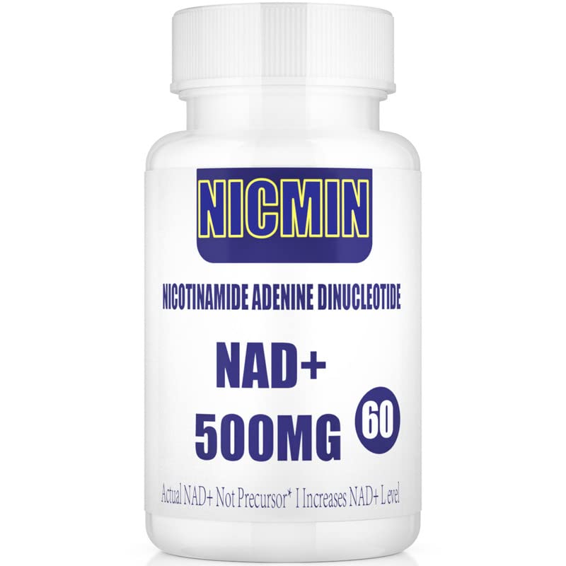 Lipomal NAD + Suplemen 800mg dengan TMG 300mg, Max Absorpsi Actual NAD + Supplement Bukan sebuah Prekursi untuk Energi Sel, Penuaan Sehat dan Pemulihan Otot 60 Kapsul
