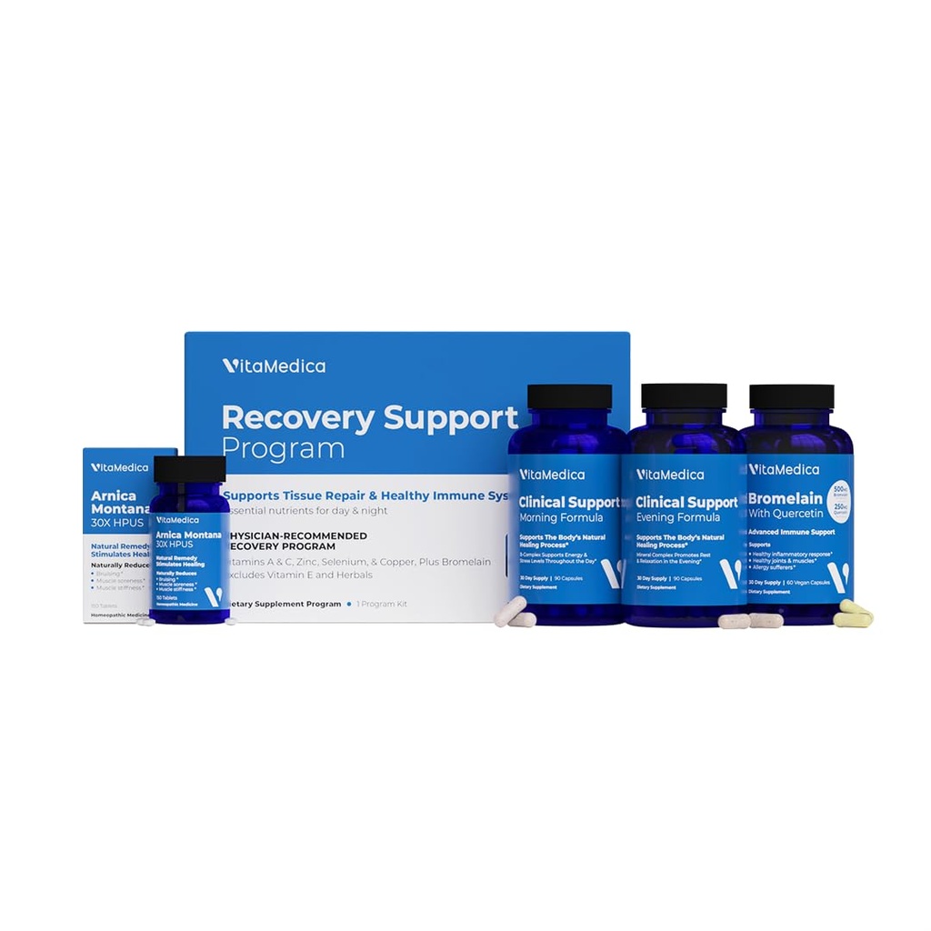 VitaMedica 134; Arnica Montana 30X + Bromelain dengan Quercetin + Clinical Dukung Formula Bundle