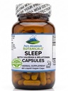 Natural Sleep with Organic Valerian, Chamomile, Passion Flower, Skullcap, Melonaciin, Hops & More - 60 Vegan Capsules