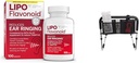 Lipo Flavonoid Tinnitus Relief 100 Caplets & Bed Rail Accesary Pouch