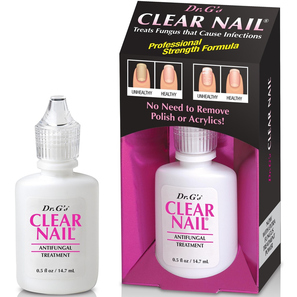 Perawatan Dr. G 's Clear Nail Antifungal, 0.5 Fluid Ounce