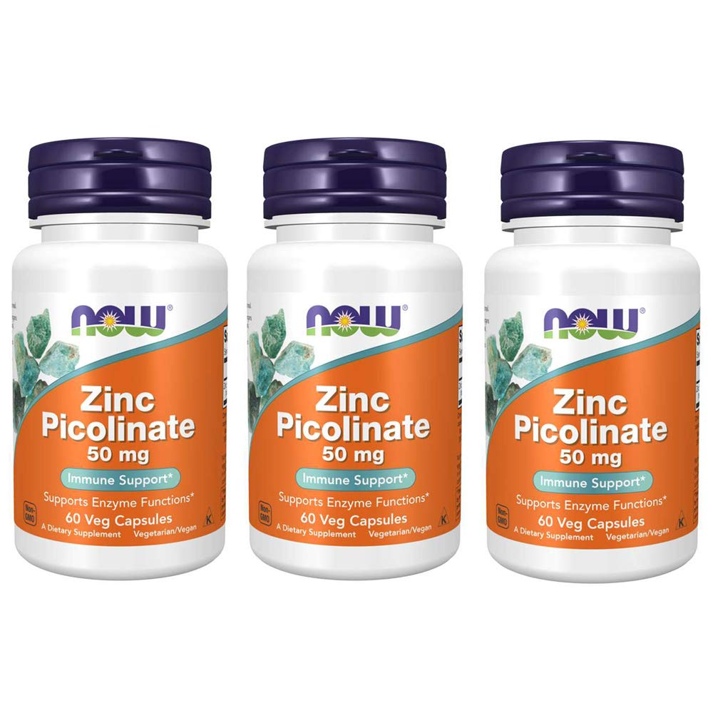 SEKARANG Zinc Picolinate 50mg, 60 Capsules (Paket 3)