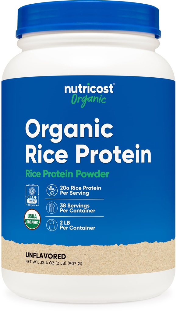 Powder Nasi Organik (2 LB) - Gluten- Bebas, Non- GMO (dari Brown Rice)