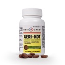 Geri- KOT Senna Laxative & Stool Softtener Tablet, 100ct Averct 124; Natural Vegetable Stimulant Laxative 124; Smooth Bowel Movitch Senna Tablets 124- Acting, Gentle Constipation Relief 124; 8.6mg Sennocides Laxative