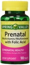 Spring Valley - Prenatal, Multivitamin, Multimineral, 100 tablet w.
