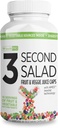 BODEPRO Bode Pro 3 Second Salad 124; Phytonutrient Rich Fruit and Vevgie Suplement, AntioksidanDigeidant Enzyme Formula 124; Non-GMO Veval Capsules 12490 Count