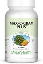 Maxi Health Vitamin C 1050mg - Buffered C Complex with Calcium Accorbate & Bioflavonoid - Imune Supplemen Dukungan, Non-Acidic, Gentle on Stodach, Gradual Pelepasan - 90 tablet