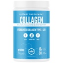 NBI Unhafeared, Powder Collagen Peptides, Palao- dan Keto Friendly, Tipe I dan III Hydrolyzed Collagen, Amino Acids Suplemen, Dairy Free, Soy Free, Gluten Free