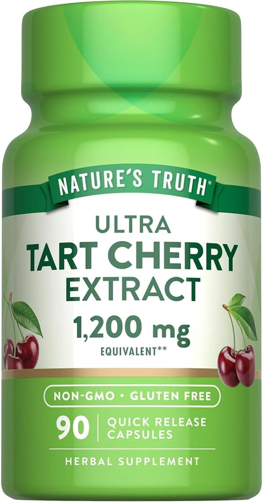 Nature 's Truth Ultra Tart Cherry Extract 1200 mg, 90 Count (Paket 2)