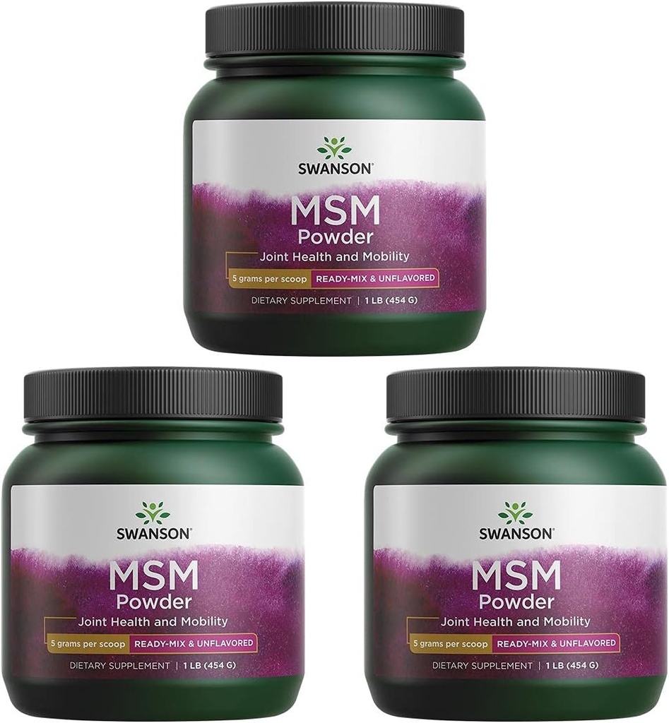Swanson Premium Brand Mom Powder - Ready-Mix & Unflasheed 1 lb Pwdr 3 Pack
