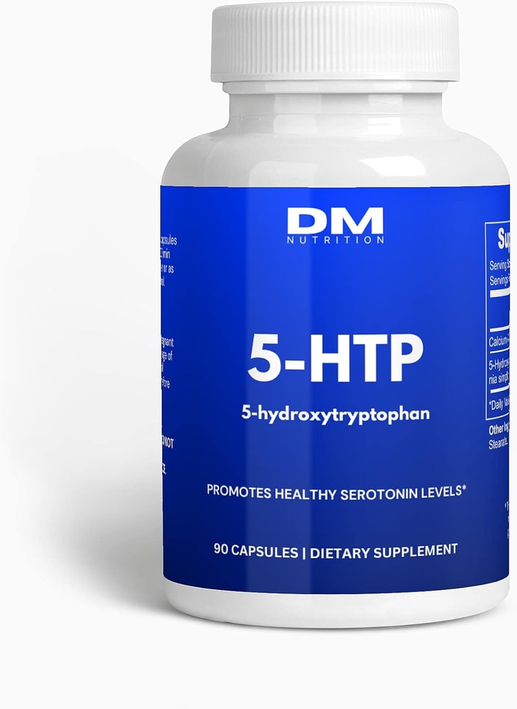 5HTP Natural Serotonin Booster untuk Mood & Sleep 124; 3 Bulan Supply 124; 180 Kapsul